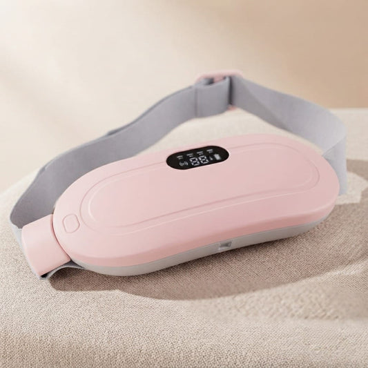 Period Cramp Relief Belt – Soothing Heat & Vibration Therapy for Menstrual Pain