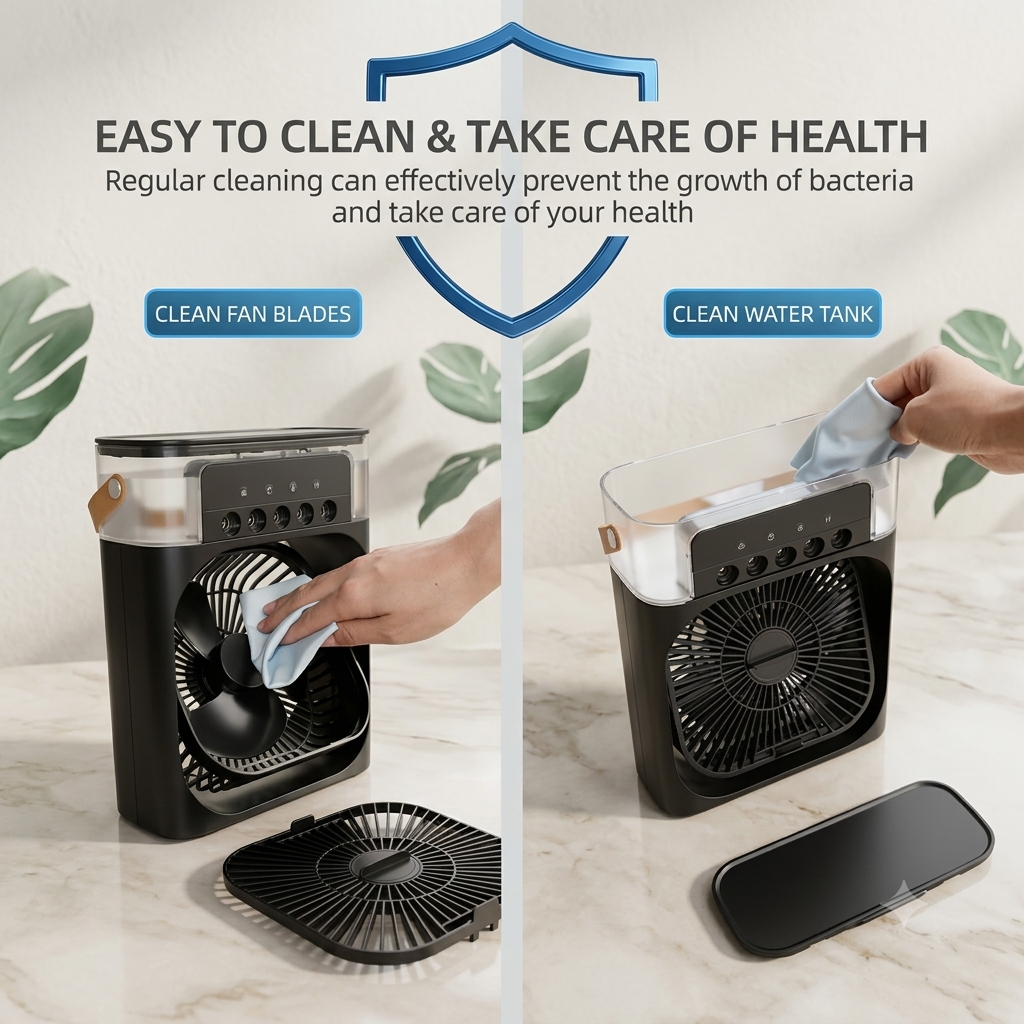 Cooling Fan With Ice