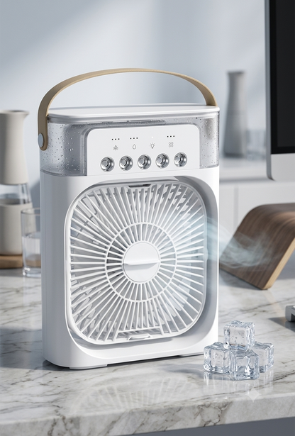 Cooling Fan With Ice