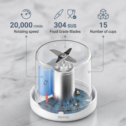 Compact Juice Mixer for Home – Portable Blender