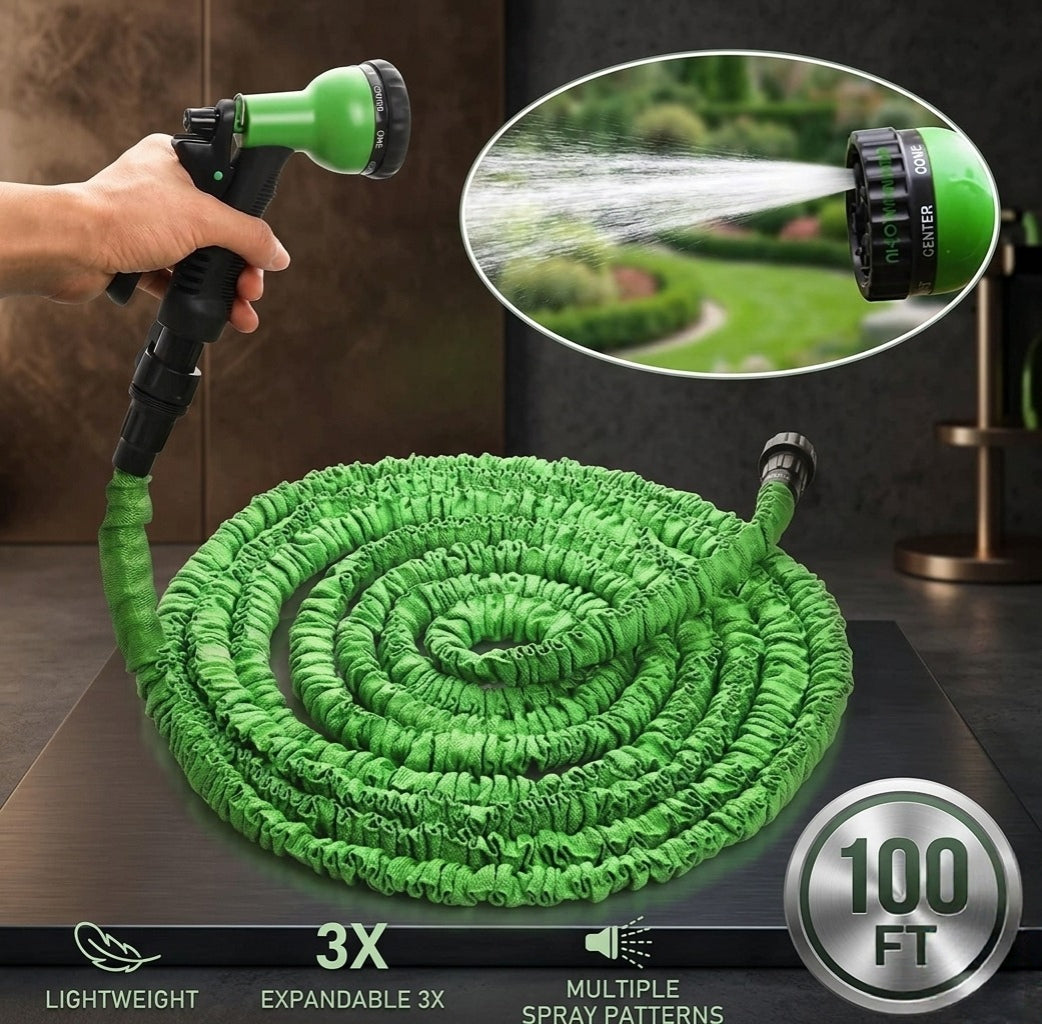 Magic Hose Pipe 100ft – Flexible & Durable Garden Water Hose