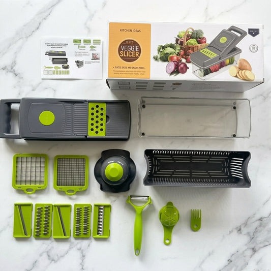 14-in-1 Multifunctional Vegetable Chopper & Mandoline Cutter