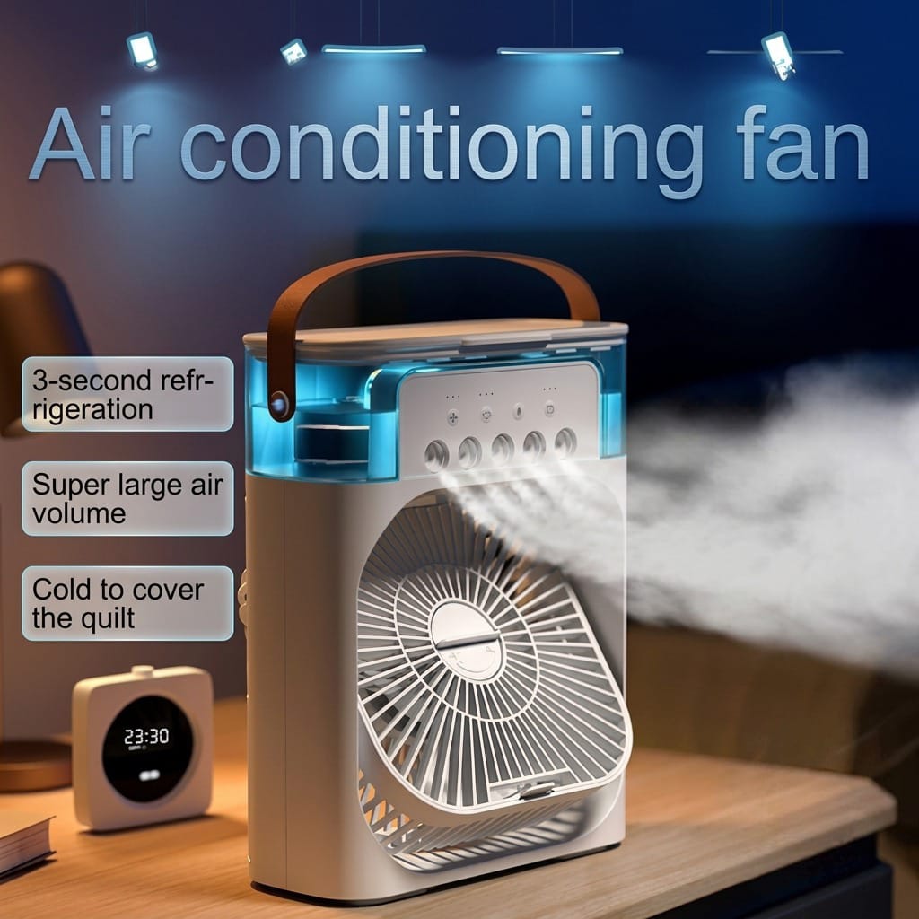 Cooling Fan With Ice