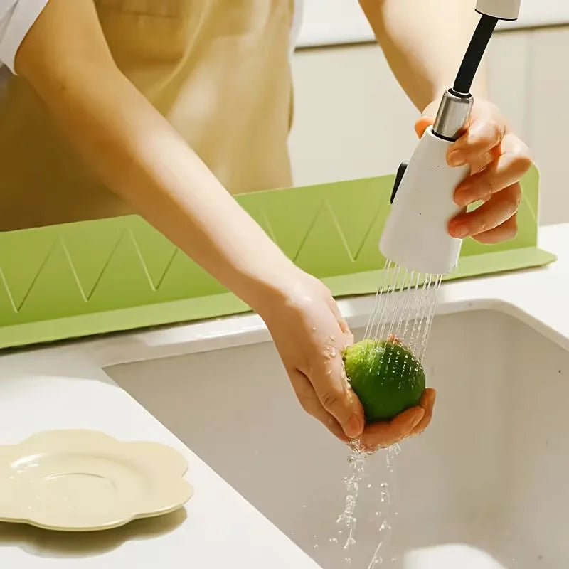 Silicone Kitchen Sink Splash Guard – Anti-Splash Water Protection Baffle