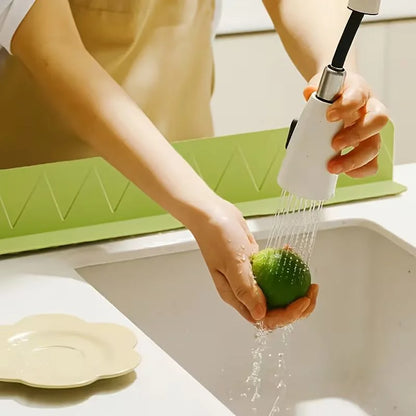 Silicone Kitchen Sink Splash Guard – Anti-Splash Water Protection Baffle
