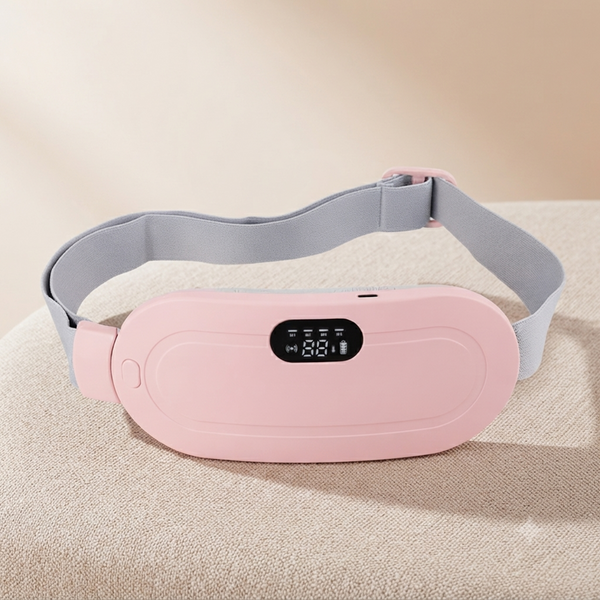 Period Cramp Relief Belt – Soothing Heat & Vibration Therapy for Menstrual Pain