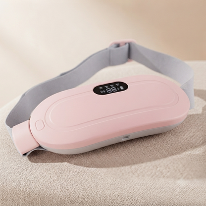 Period Cramp Relief Belt – Soothing Heat & Vibration Therapy for Menstrual Pain